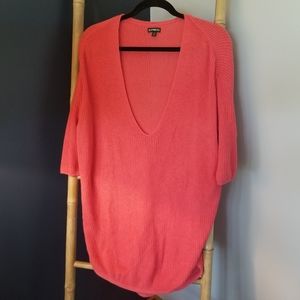 3/4 knit Express sweater, size small.